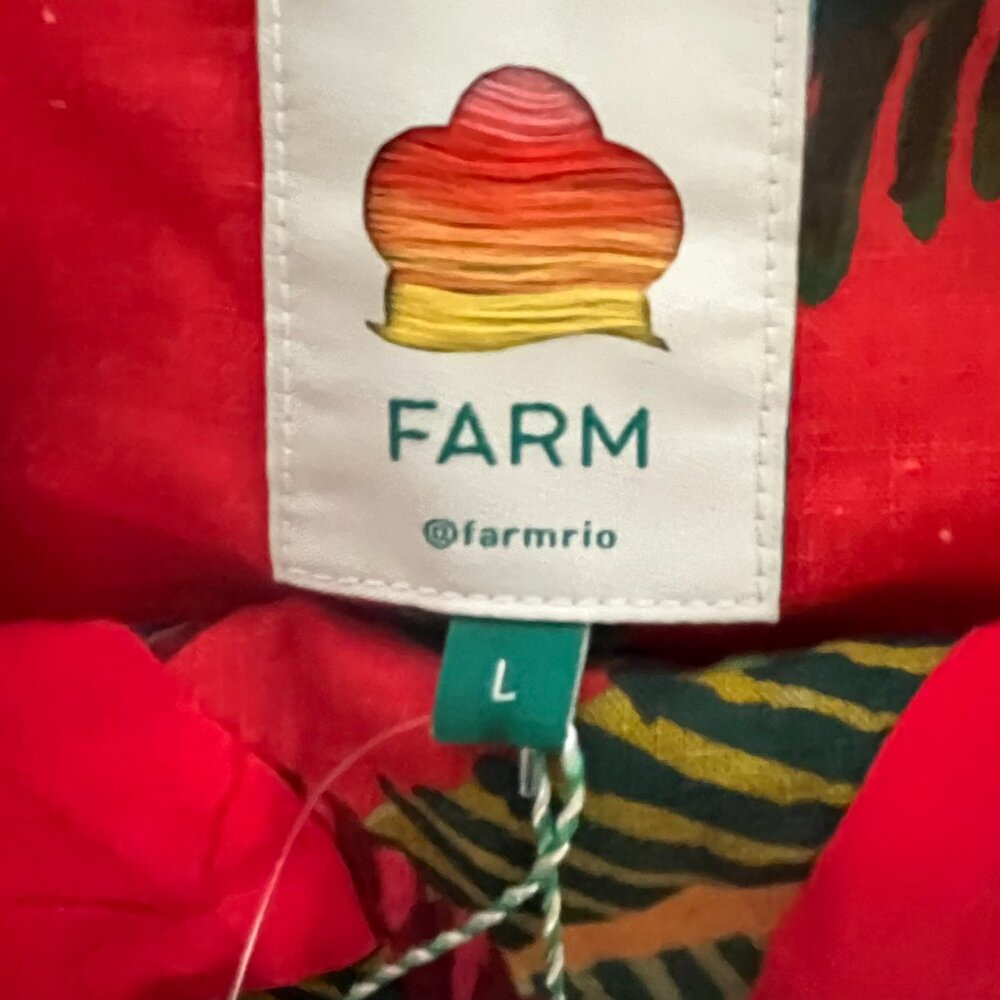 FARM Rio Red Tropical Mini Dress - Picture 9 of 12